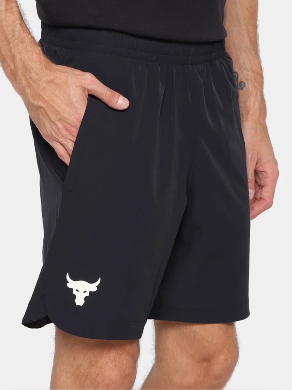 Under Armour Project Rock Training Shorts - Black - Men's Small 🖤💪✨